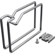 Enoc - Kabelführung für Gehäuse/Schränke Kabelführungsring KBM 02 (VE10) 26x125x88 chrom