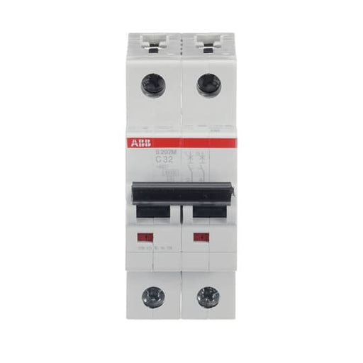 ABB Stotz S&J - Leitungsschutzschalter Sicherungsautomat S202M-C32 10kA 32A C 2p
