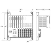 Turck - Rundsteckverbinder, feldkonfektionierbar (Industriesteckverbinder) Modulträger MT08-N
