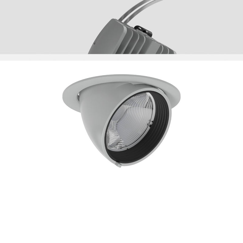 RZB - Downlight/Strahler/Flutlicht LED-Einbaustrahler 911597.004.2.76 927, DALI, silber