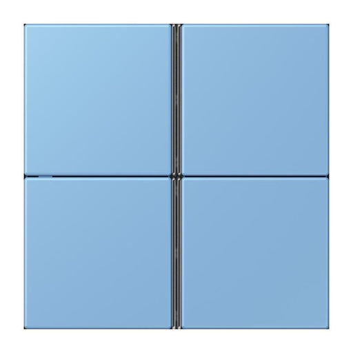 Jung - Abdeckung/Bedienelement für Installationsschalterprogramme Tastensatz 4fach LC 404 TSA 256 bleu ceruleen 59