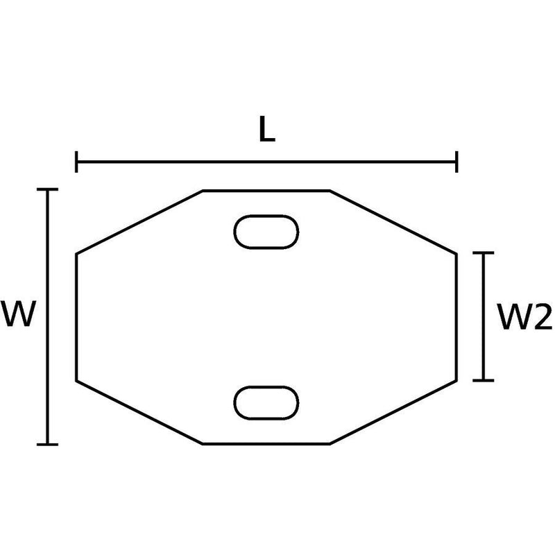 HellermannTyton - Kabelmarkierungssystem Kennzeichnungsschilder 556-80556(1000) 20x30mm bl 500/Rol − 500 Stück