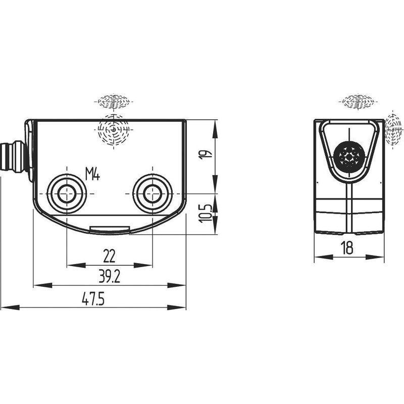 Schmersal - Einzelpositionsschalter Sicherheits-Sensor RSS260-I2-D-ST