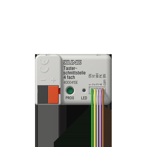Jung - Bussystem-Binäreingang KNX Tasterschnittstelle 40004 1S E 4fach, Secure