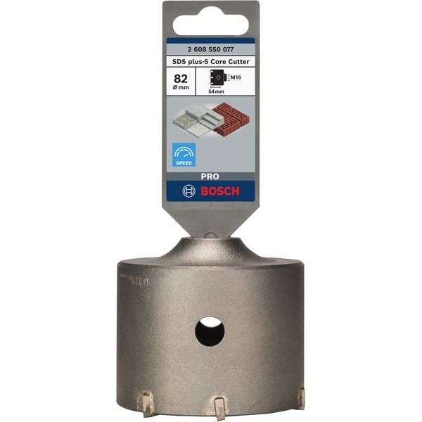 Bosch - Bohrkrone PRO SDS plus-5 Bohrkrone, 2608550077 82 x 50 x 80 mm