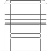 Elsta Mosdorfer - Sockel/Sockelelement (Schaltschrank) Sockelverlängerung SV X00 2939 500/320 RAL 7035