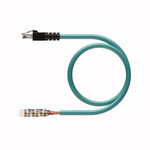 Turck - Rundsteckverbinder, feldkonfektionierbar (Industriesteckverbinder) Leitung für Industrial RJ45S 841-6M Ethernet