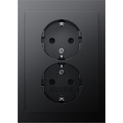 Berker - Steckdose Doppelsteckdose SCHUKO 47597006 K.1 anthr matt lack