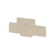 Weidmüller - Abschluss- und Zwischenplatte für Reihenklemme Abschlussplatte AEP 2T 2.5 beige − 20 Stück