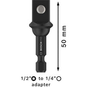 Bosch - Verlängerung für Steckschlüssel-Einsätze, Steckschlüssel, Knarren PRO Socket Adapter mit 2608522564 Kugelverbindung 1/2