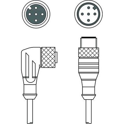 Leuze - Konfektioniertes Sensor-Aktor-Kabel Verbindungsleitung KDS U-M12-5#50133869
