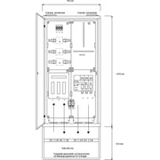 Steidele-Stromvert - Baustromverteiler Anschluss-Schrank A 250-A