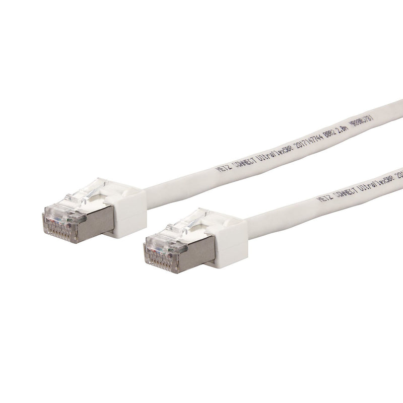 Metz Connect - Patchkabel Kupfer Ultrafl.PK VoIP 1m 13084U1088-E C6A26 2RJ45 ws