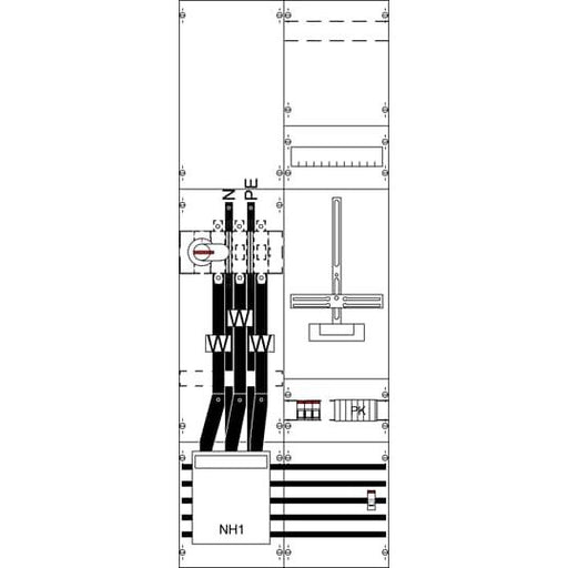 Striebel&John - Zählerfeld Mess- u. Wandlerfeld KA4275 kpl. BH5
