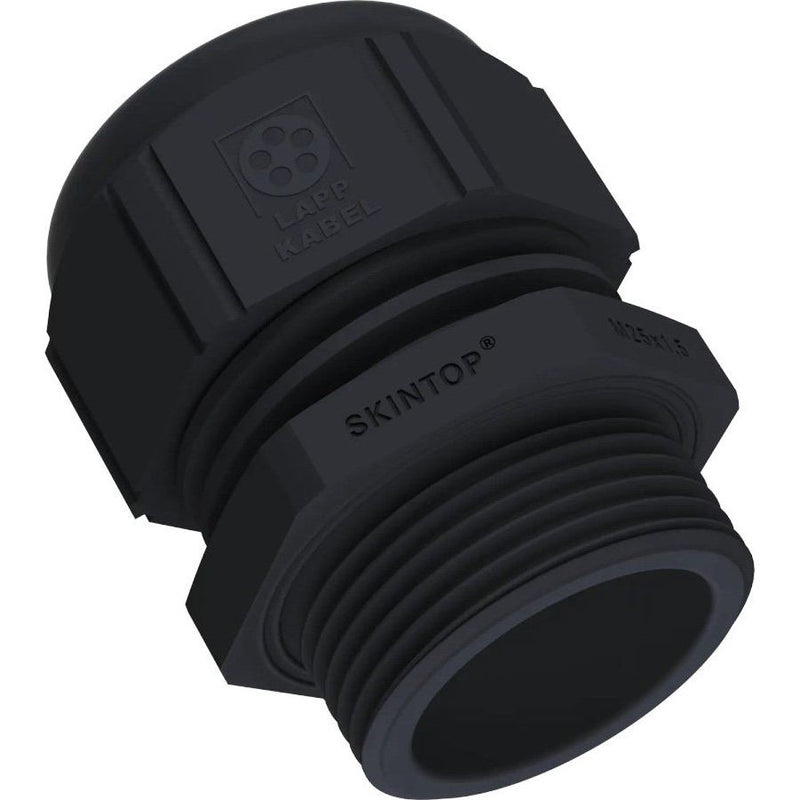 Lapp Zubehör - Kabelverschraubung SKINTOP-STR-M-40X1,5-RAL- STR-M40x1,5 R9005 BK 9005-BK − 10 Stück