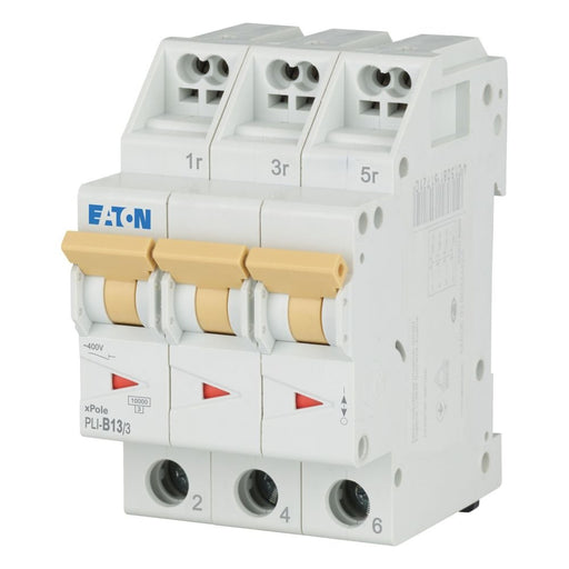 Eaton - Leitungsschutzschalter PLI-B13/3 B 13A, 3p Steckkl