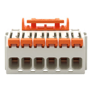 WAGO - Kabelsteckverbinder für Leiterplattensteckverbinder 1-Leiter-Federleiste,Hebel 2734-1106/328-000 PushinCAGECLAMP,lgr − 50 Stück