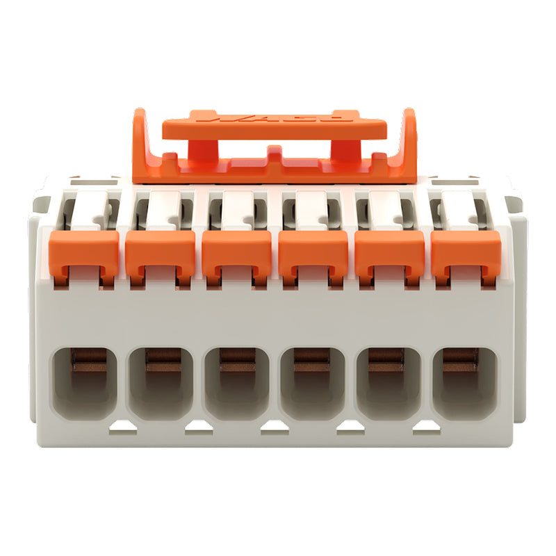 WAGO - Kabelsteckverbinder für Leiterplattensteckverbinder 1-Leiter-Federleiste,Hebel 2734-1106/328-000 PushinCAGECLAMP,lgr − 50 Stück