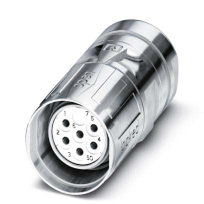 Phoenix Contact - Rundsteckverbinder, feldkonfektionierbar (Industriesteckverbinder) Kabelsteckverbinder CA-06S1N128008S