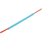 Weidmüller - Kabelmarkierungssystem Leitermarkierer CLI R 02-3 BL/SW 6 m.Montagedorn − 10 Stück