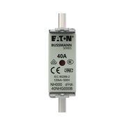 Eaton - Messersicherung Sicherungseinsatz Nieders. NH FUSE 40#40NHG000B 40A AC 500V 120kA − 3 Stück