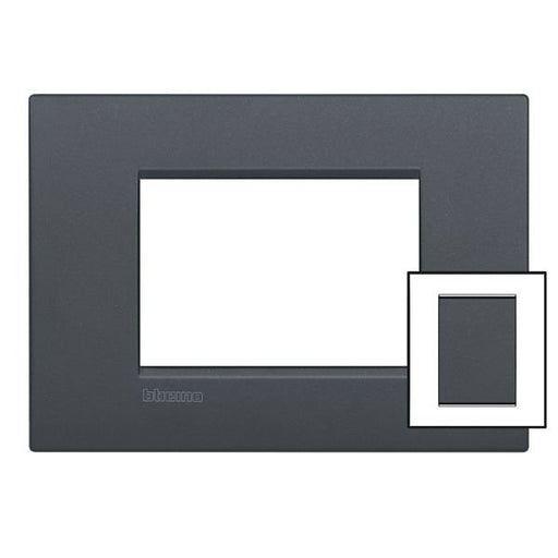 Legrand (BT) - Abdeckrahmen LL-Air Rahmen 3+3Modul LNC4826AR anthrazit
