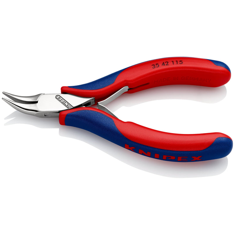 Knipex - Spezialwerkzeug für Kommunikationstechnik Elektronik-Greifzange 35 42 115 spiegelpoliert,115mm