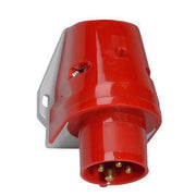 Bals Elektrotech - CEE-Gerätestecker (IEC 60309) Wand-Gerätestecker 16A 4p 24392 400V 6h IP44