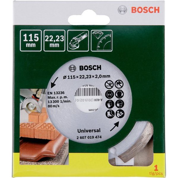 Bosch - Trenn-/Schleifscheibe Diamanttrennscheibe für 2607019474 Baumaterial