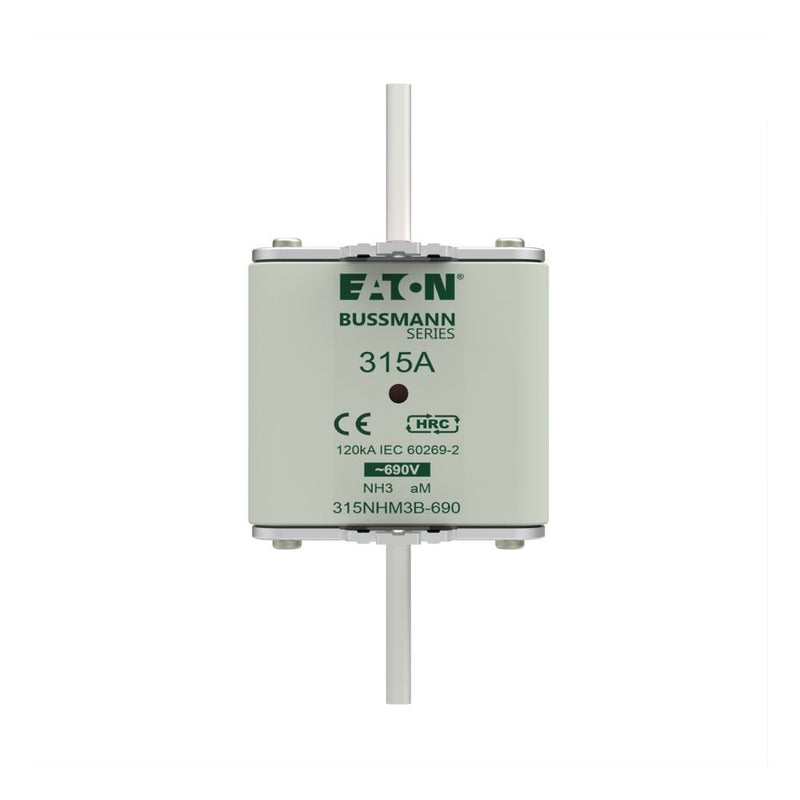 Eaton - Messersicherung Sicherungseinsatz Nieders. 315NHM3B-690 315A AC 690V 120kA − 3 Stück