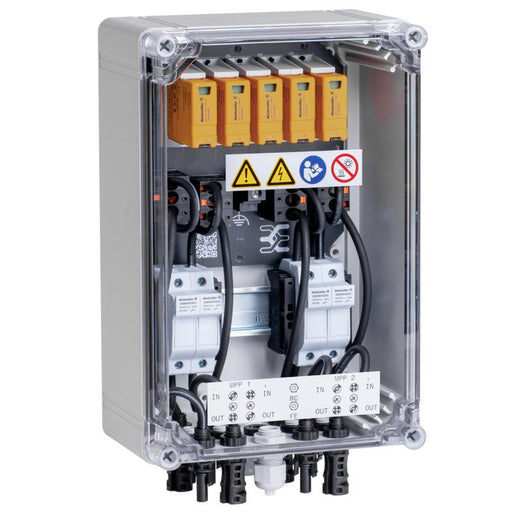 Weidmüller - Photovoltaik-DC-Stringbox Generatoranschlusskasten, PVC DC 1I#8000137868 2 MPP, 1 Eingang/1 A