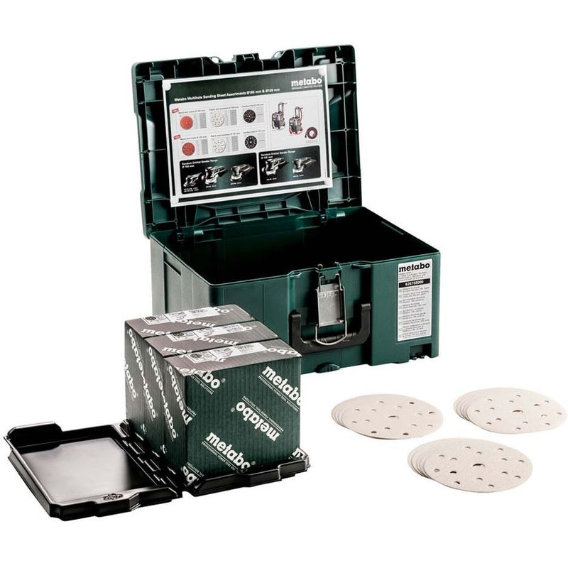Metabowerke - Schleifpapierset Multihol.Schleifmittel-Set 626755000 150-teilig
