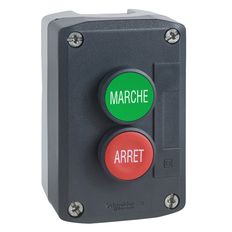 Schneider Electric - Befehls- und Meldegeräte-Kombination im Gehäuse Gehäuse XALD224 best. m. 2 Taster
