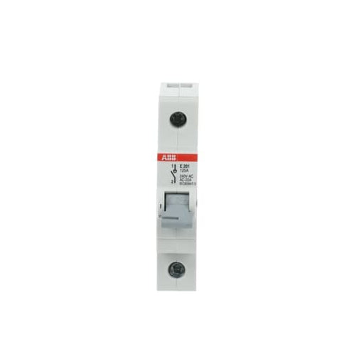 ABB Stotz S&J - Schalter für Reiheneinbau Trennschalter E201/125G Schaltgriff grau