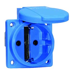 Bals Elektrotech - Schutzkontakt-Anbausteckdose Schutzk. Anbausteckdose 71094 16A IP44 blau