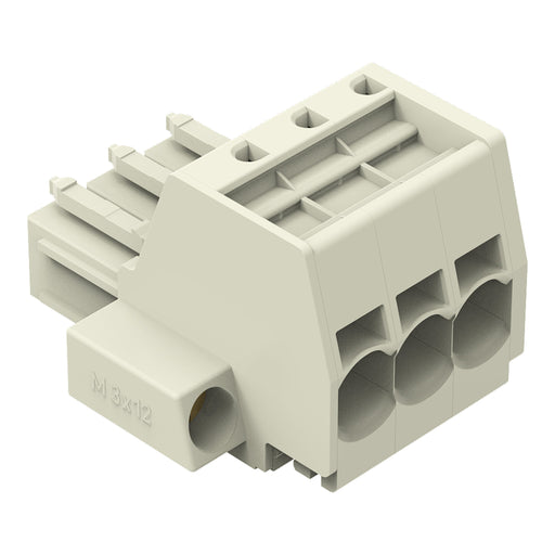 WAGO GmbH & Co. KG - Ein- und mehrpolige Klemmenleiste 1-Leiter-Federleiste 831-3103/107-000 CAGECLAMP,10mm²,lgr − 24 Stück