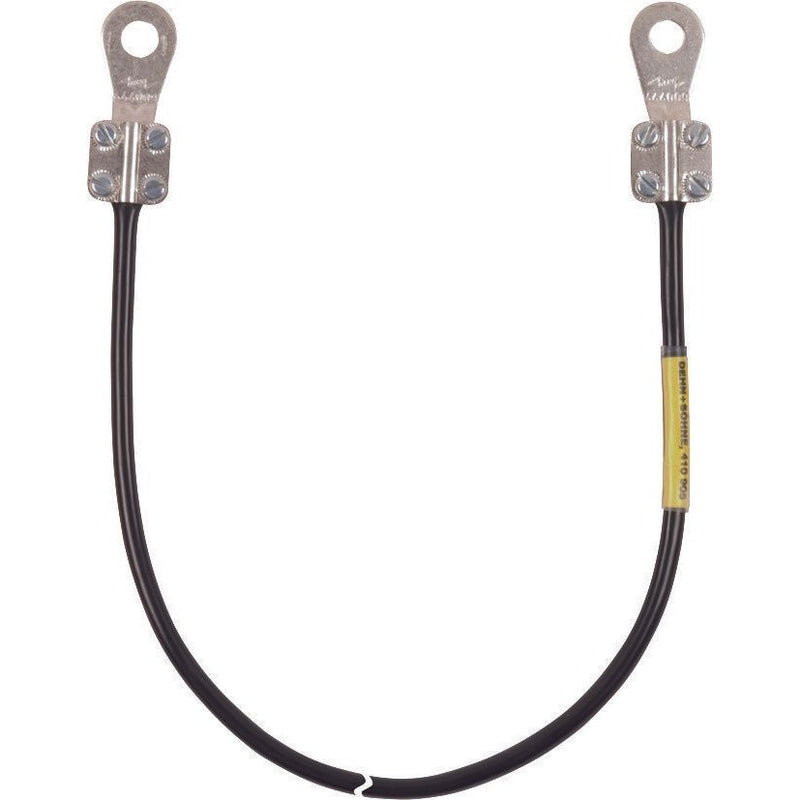 DEHN - Zubehör/Ersatzteile für Erdung und Blitzschutz Erdungsleitung EL16L155M2KSG10 16mm2/L 1,5m schw