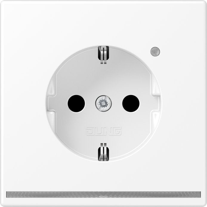 Jung - Steckdose SCHUKO Steckdose LS 1520-O WWM LNW mit LED-Licht