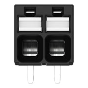 WAGO - Leiterplattenklemme THR-Leiterplattenklemme 2086-1202 Drücker,1,5mm²,sw − 432 Stück