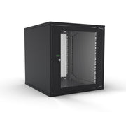 Enoc - Netzwerkgehäuse 19" Basic Wandschrank W3 12-6-VD-S 12HE, 600mm Tief, sw