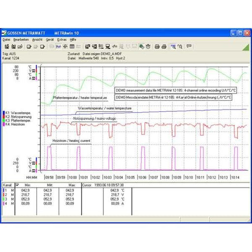 Gossen Metrawatt - Zubehör/Ersatzteile für Prüf- und Messgeräte (Elektro) Systemsoftware METRAwin 10 für METRAHIT