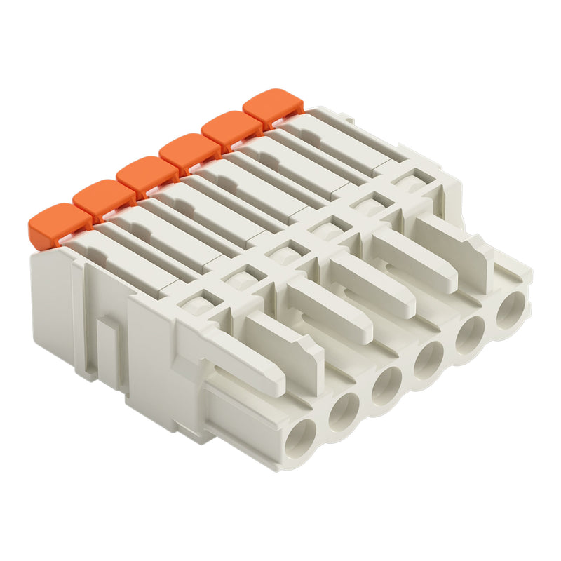WAGO - Kabelsteckverbinder für Leiterplattensteckverbinder 1-Leiter-Federleiste 2721-1107/326-047 − 50 Stück