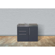 Stengel - Mini-Küche Miniküche Premiumline MPES110SBliS Edelstahl