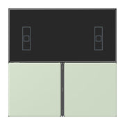 Jung - Abdeckung/Bedienelement für Installationsschalterprogramme Tastensatz 3fach LC 4093 TSA 218 vert anglais pale