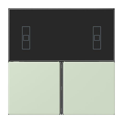 Jung - Abdeckung/Bedienelement für Installationsschalterprogramme Tastensatz 3fach LC 4093 TSA 218 vert anglais pale