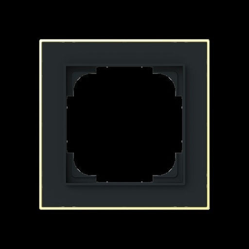 Busch-Jaeger - Abdeckrahmen Rahmen 1-fach 1721-453M mit Dekorring − 1 Stück by Busch-Jaeger
