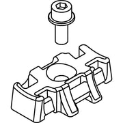 HellermannTyton - Befestigungssockel und -element für Kabelbinder Kabelhalter S3CBM8PA6GF30BK 70x46mm sw − 500 Stück