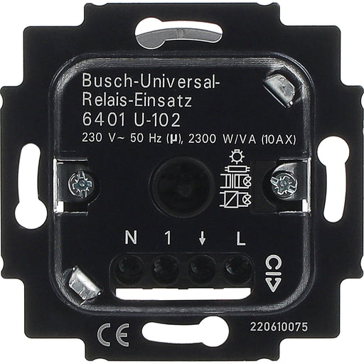 Busch-Jaeger - Elektronischer Schalter Univ.Relais-Einsatz 6401 U-102 UP 230V 2300W/VA
