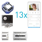 TCS Tür Control - Türsprech-Set video:pack Einbau PVIF130/001 für 13 Wohneinheit