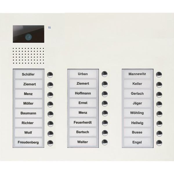 TCS Tür Control - Türstation für Türkommunikation Video color Außenstation V AVU16240-0019 PUK 24 Tasten 3-spal − 1 Stück